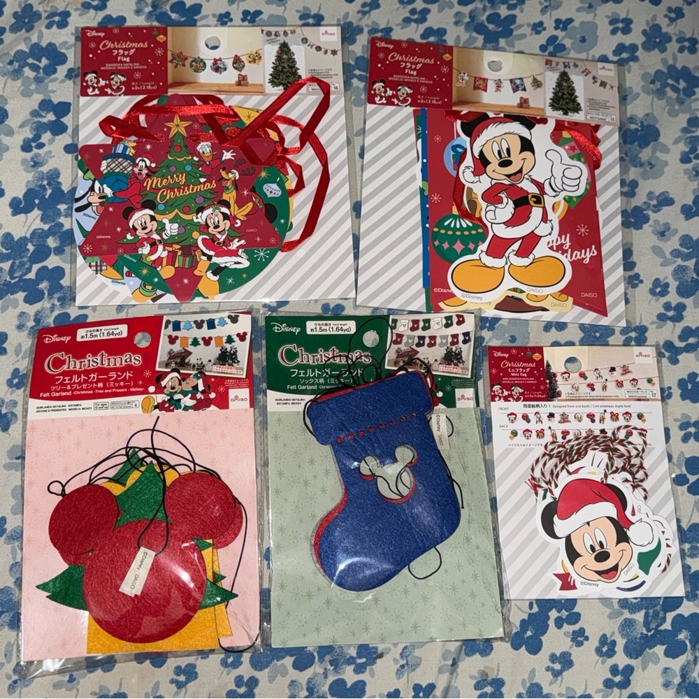 Disney Christmas garland Decoration Set